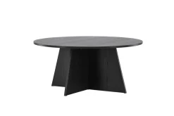 Fjôrd Salontafel Bootcut Zwart Ø100cm