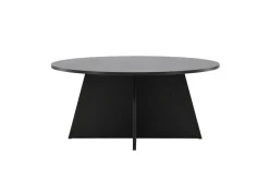 Fjôrd Salontafel Bootcut Zwart Ø100cm