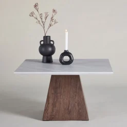 Fjôrd Salontafel Cael Lichtgrijs 80x80cm