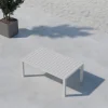 Fjôrd Salontafel Copacabana Aluminium Beige 120x70cm