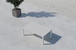 Fjôrd Salontafel Copacabana Aluminium Beige 120x70cm
