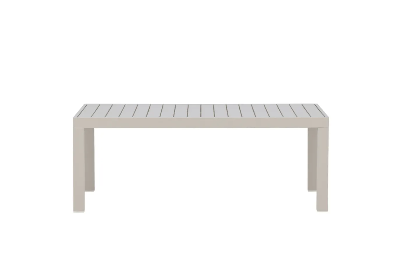 Fjôrd Salontafel Copacabana Aluminium Beige 120x70cm