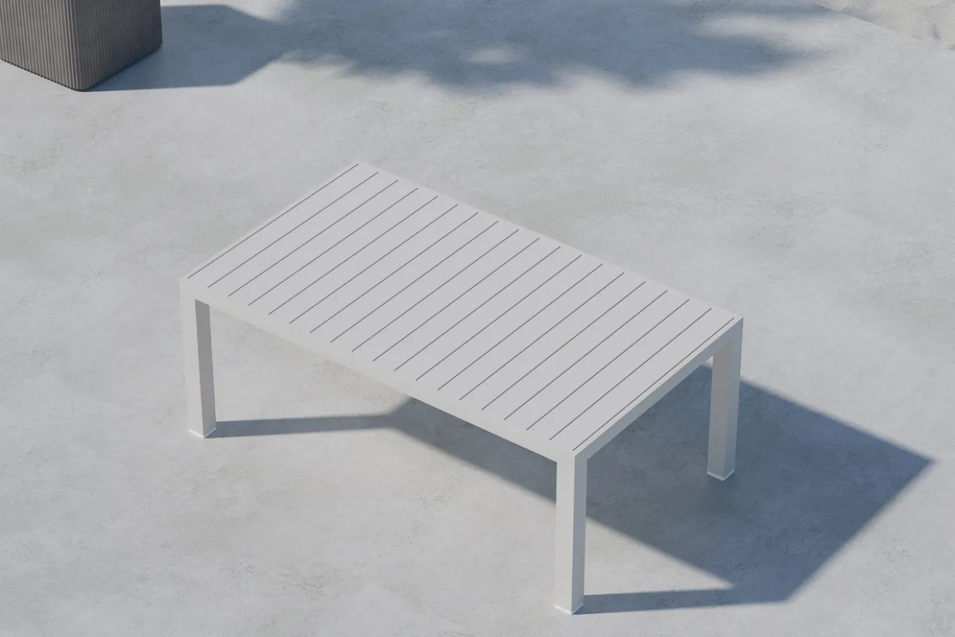 Fjôrd Salontafel Copacabana Aluminium Beige 120x70cm