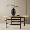 Fjôrd Salontafel Copenhagen Whitewash ⌀100cm