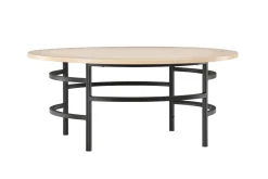 Fjôrd Salontafel Copenhagen Whitewash ⌀100cm