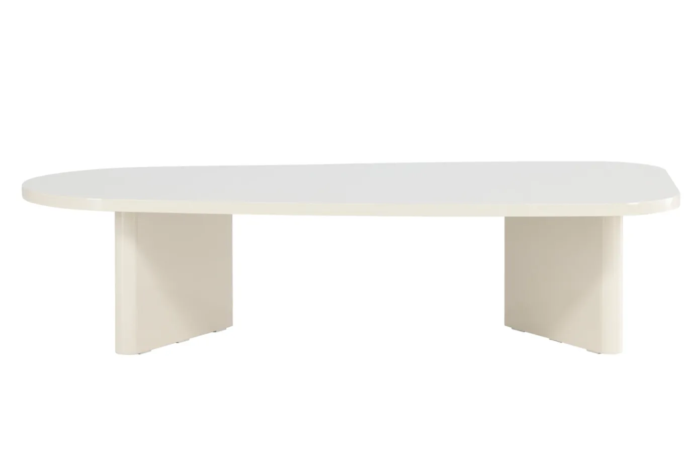 Fjôrd Salontafel Grönvik MDF Glanzend Beige 130cm