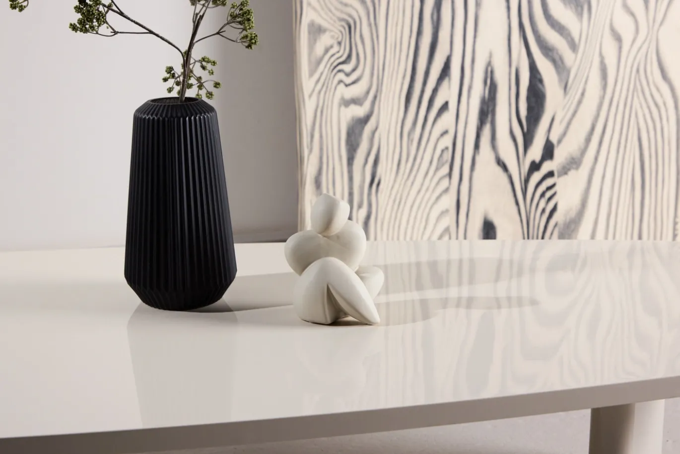 Fjôrd Salontafel Grönvik MDF Glanzend Beige 130cm