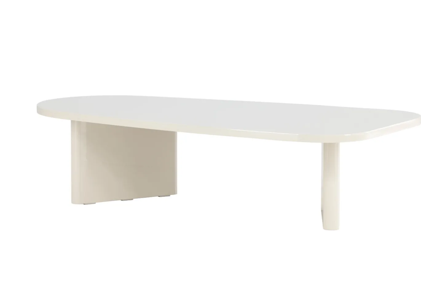Fjôrd Salontafel Grönvik MDF Glanzend Beige 130cm