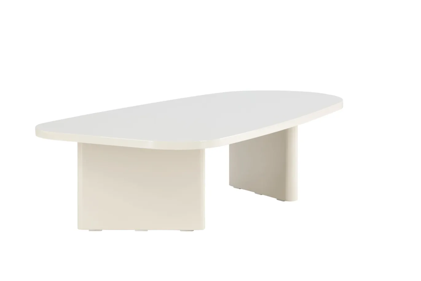 Fjôrd Salontafel Grönvik MDF Glanzend Beige 130cm