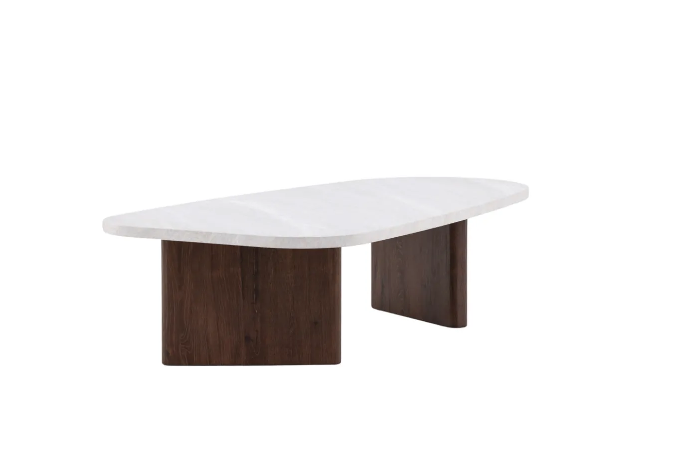 Fjôrd Salontafel Grönvik 130x65cm Mokka Betonlook