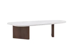 Fjôrd Salontafel Grönvik 130x65cm Mokka Betonlook