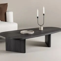 Fjôrd Salontafel Grönvik 130x65cm Zwart