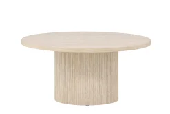 Fjôrd Salontafel Härön Beige Travertinlook ⌀80cm
