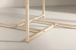 Fjôrd Salontafel Hybrid Glas/Naturel 80x80cm