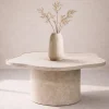 Fjôrd Salontafel Ilse MDF Beige ø90cm