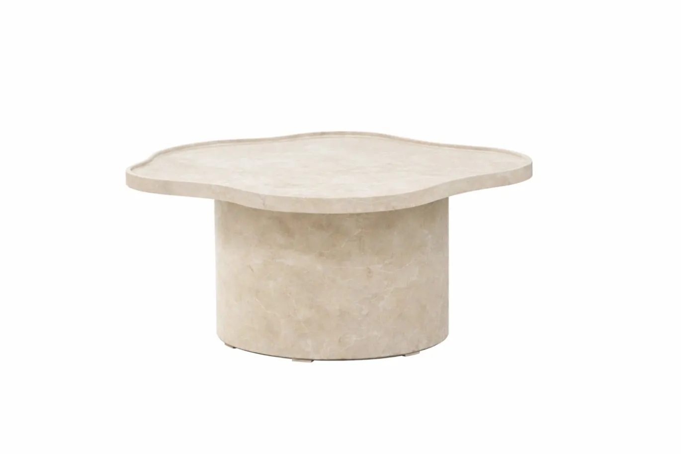 Fjôrd Salontafel Ilse MDF Beige ø90cm