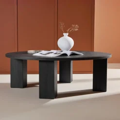 Fjôrd Salontafel Juno Zwart ⌀120cm