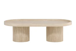 Fjôrd Salontafel Krille Beige Travertinlook 120x60cm