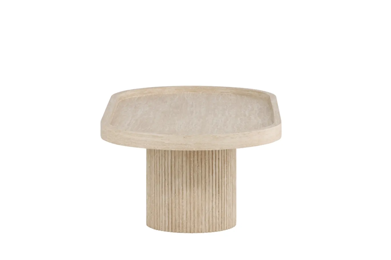 Fjôrd Salontafel Krille Beige Travertinlook 120x60cm