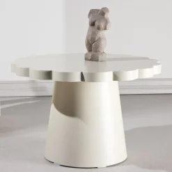 Fjôrd Salontafel Krull Beige ⌀70cm