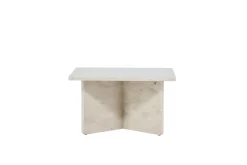 Fjôrd Salontafel Ålesund 75x75 Marmerlook Beige