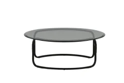 Fjôrd Salontafel Lomma Zwart met Helder Glas