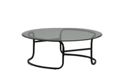 Fjôrd Salontafel Lomma Zwart met Helder Glas