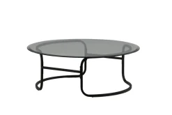 Fjôrd Salontafel Lomma Zwart met Helder Glas