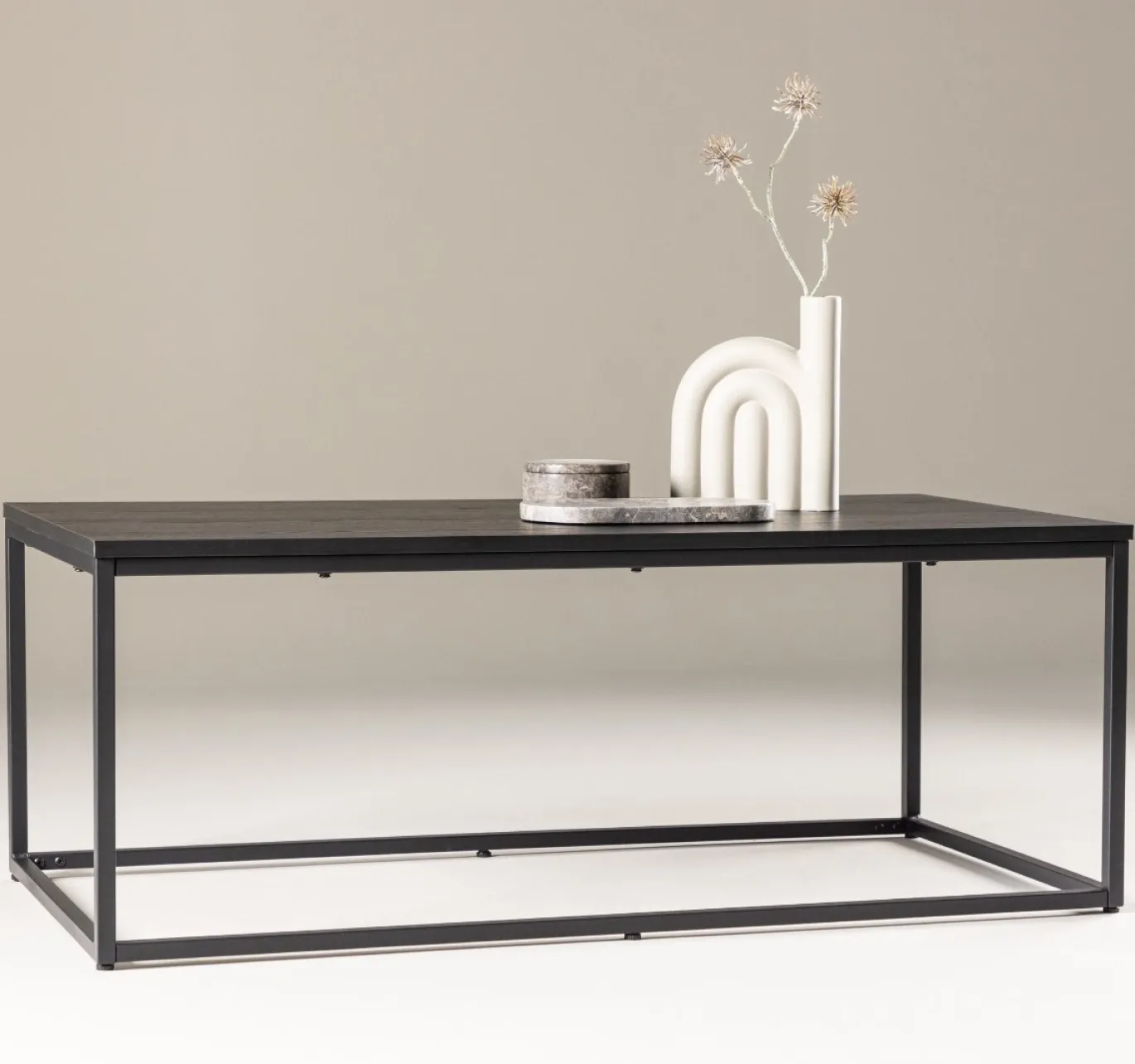Fjôrd Salontafel Mallan 60x120cm Zwart