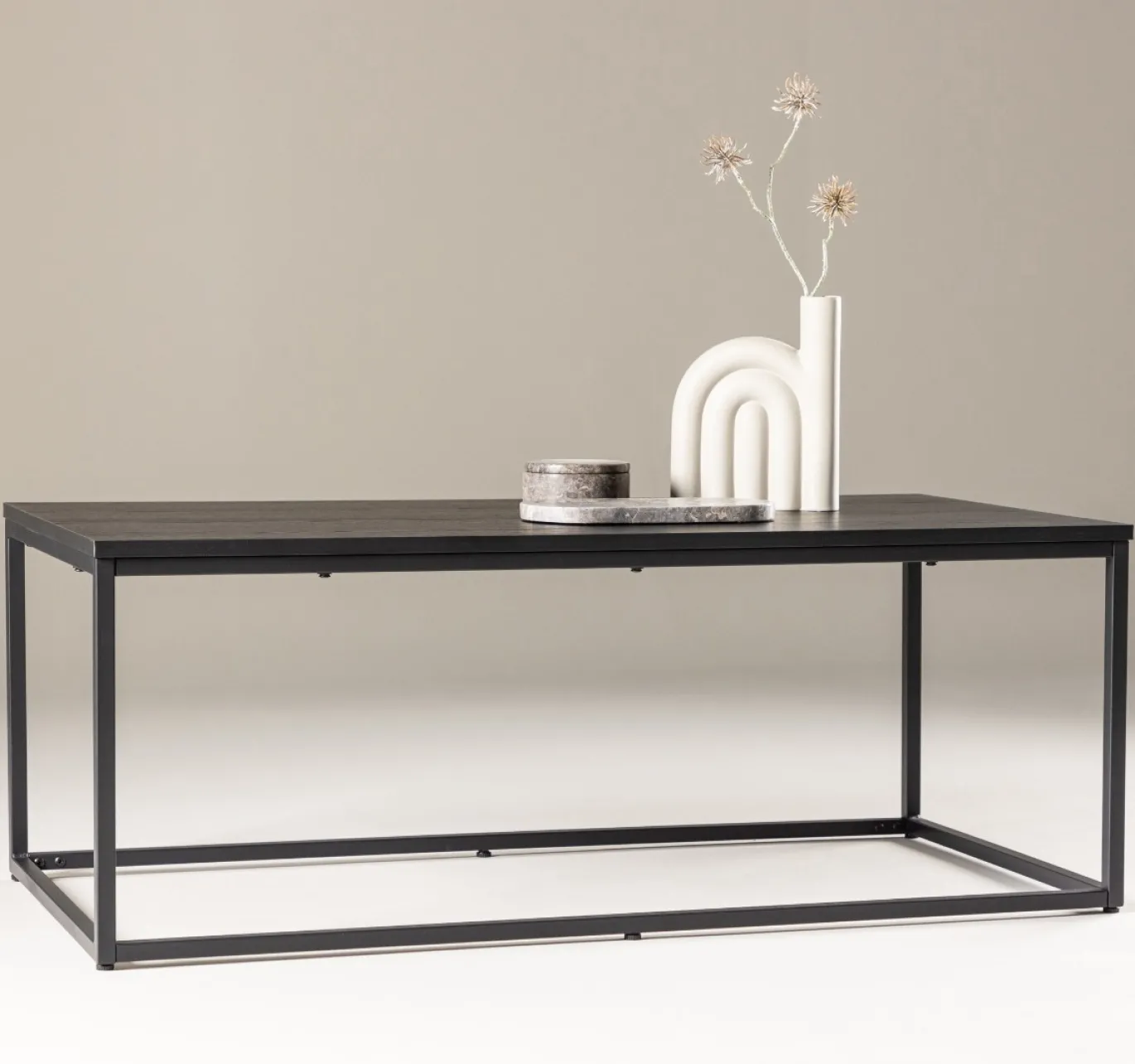Fjôrd Salontafel Mallan 60x120cm Zwart