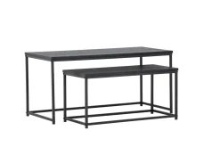 Fjôrd Salontafel Mallan 43x100cm Zwart