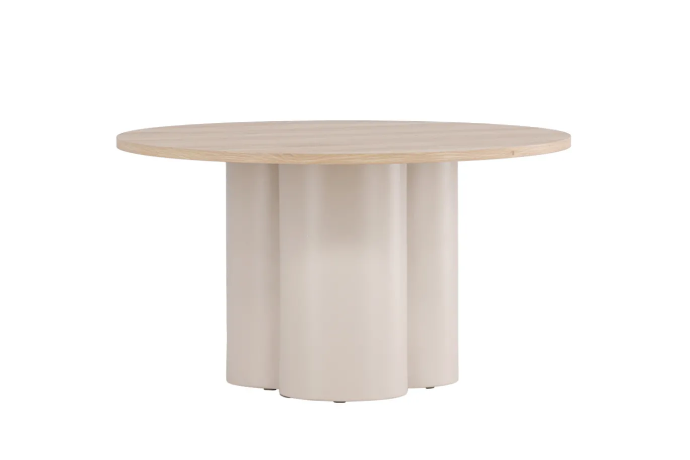 Fjôrd Salontafel Olivia MDF Whitewash Ø80cm