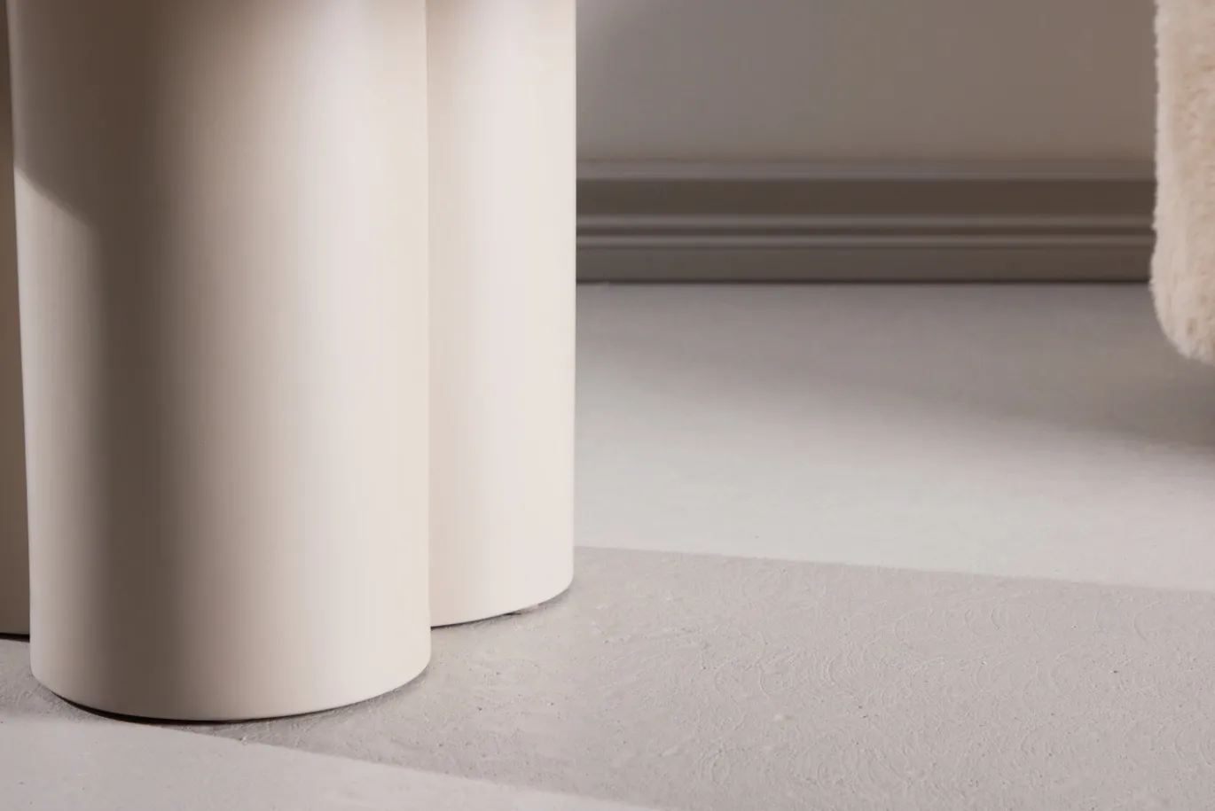 Fjôrd Salontafel Olivia MDF Whitewash Ø80cm