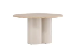 Fjôrd Salontafel Olivia MDF Whitewash Ø80cm