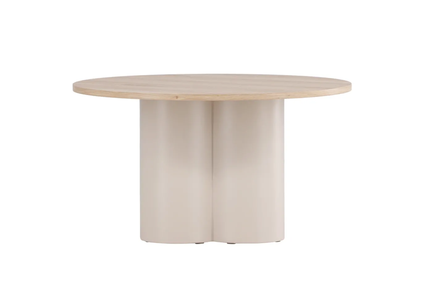 Fjôrd Salontafel Olivia MDF Whitewash Ø80cm