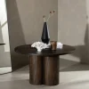 Fjôrd Salontafel Olivia Mokka Fineer Ø80cm