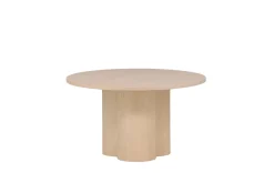Fjôrd Salontafel Olivia Whitewash Fineer Ø80cm
