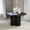 Fjôrd Salontafel Olivia Zwart Fineer Ø80cm