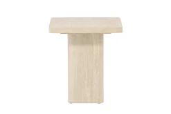 Fjôrd Salontafel Qvart Beige Travertinlook 50x50cm