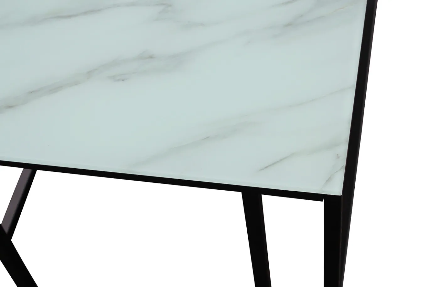 Fjôrd Salontafel Rock Zwart Glasmarmer 120x60cm