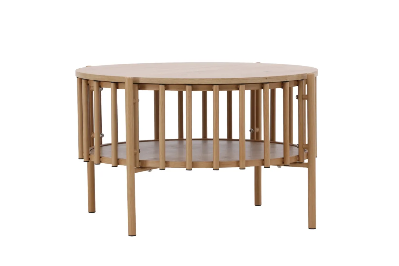 Fjôrd Salontafel Rubbo Naturel ⌀80cm