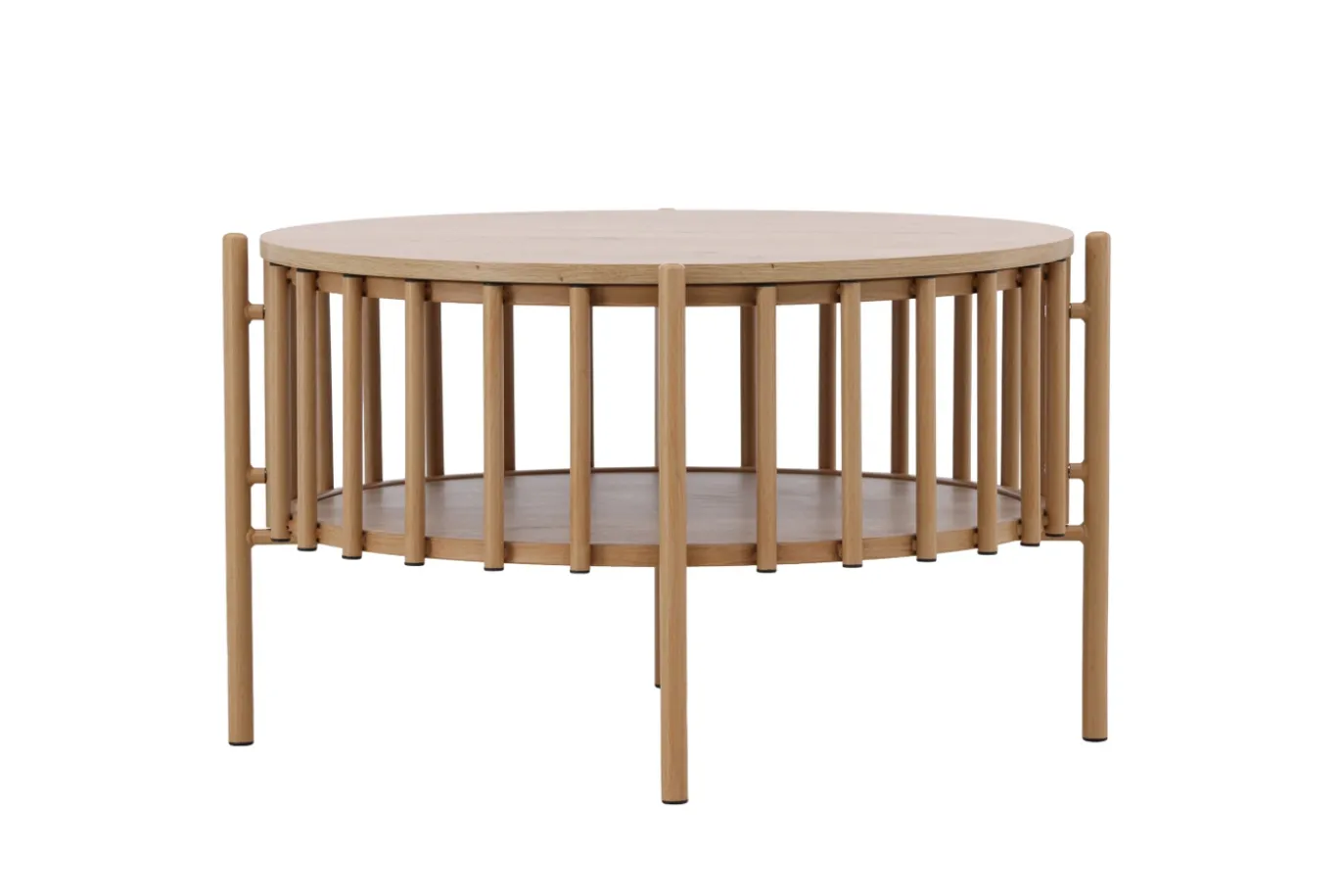 Fjôrd Salontafel Rubbo Naturel ⌀80cm