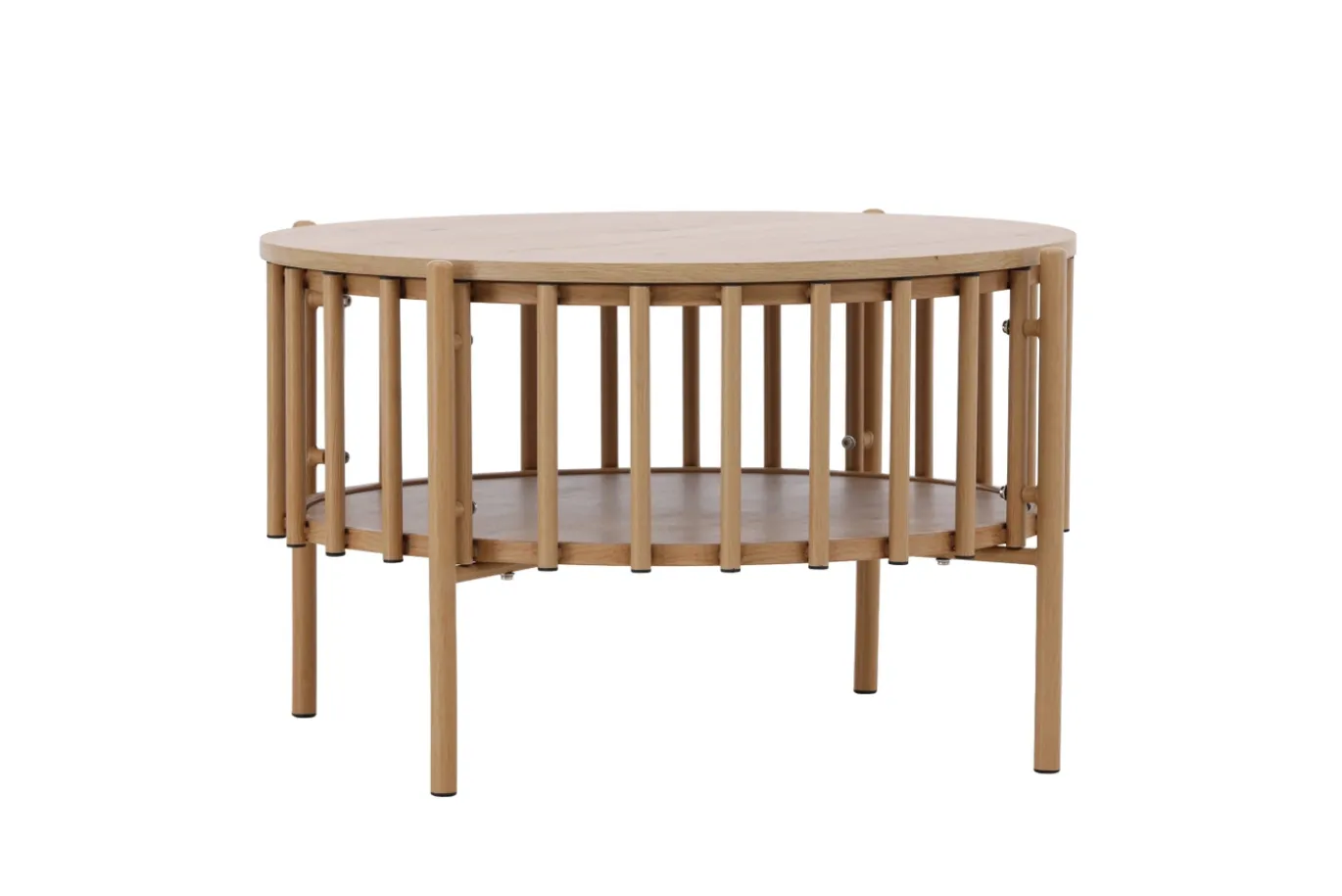 Fjôrd Salontafel Rubbo Naturel ⌀80cm