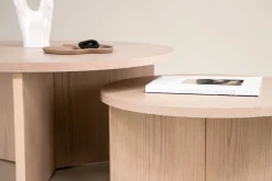 Fjôrd Salontafel Set Saltö Whitewash MDF