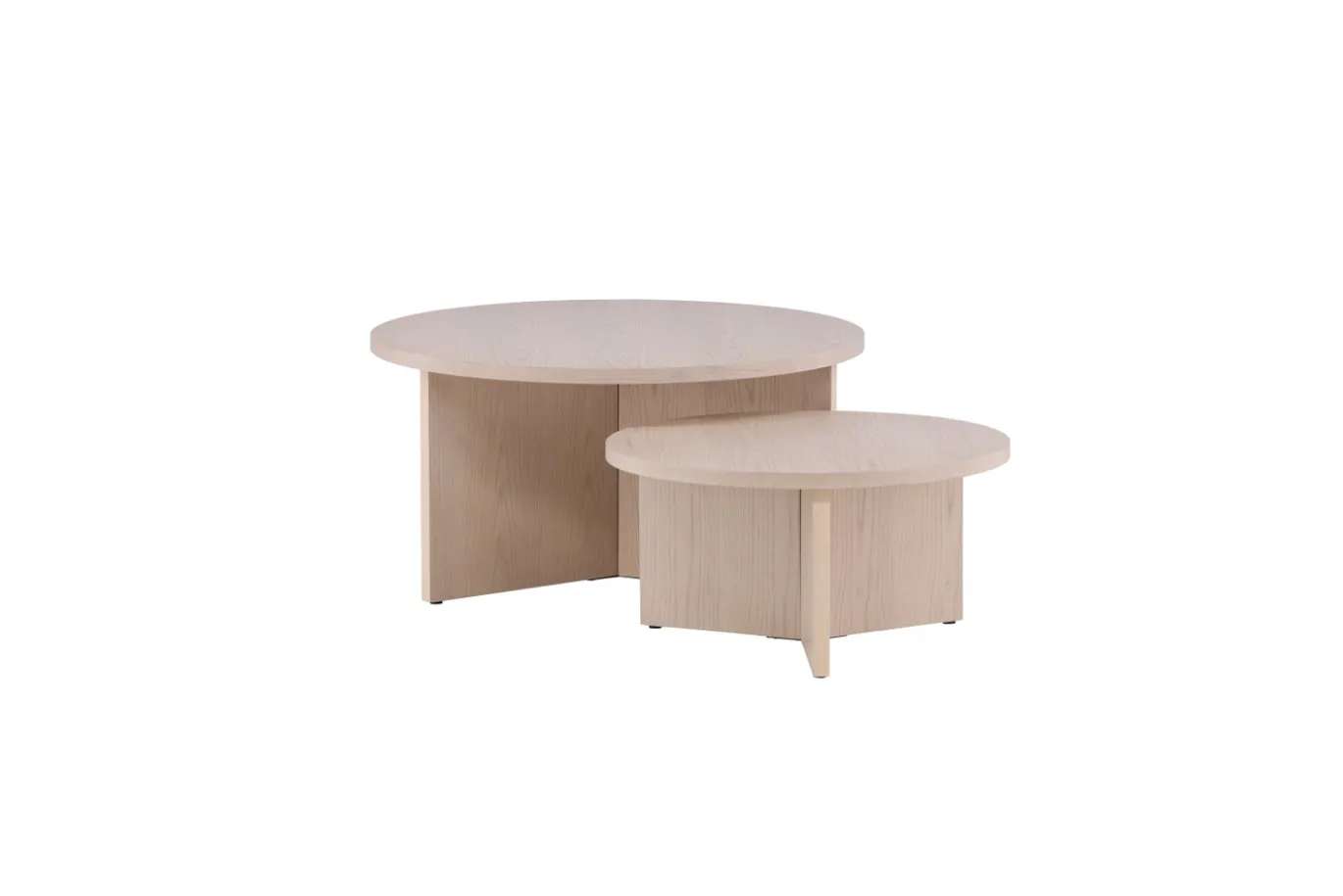 Fjôrd Salontafel Set Saltö Whitewash MDF