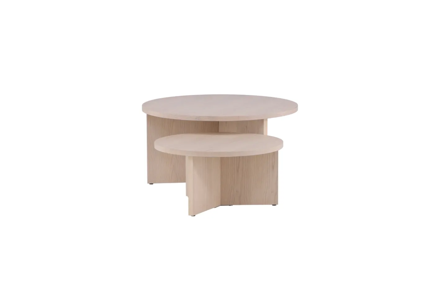 Fjôrd Salontafel Set Saltö Whitewash MDF