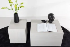 Fjôrd Salontafel Set York Hoog Whitewash MDF