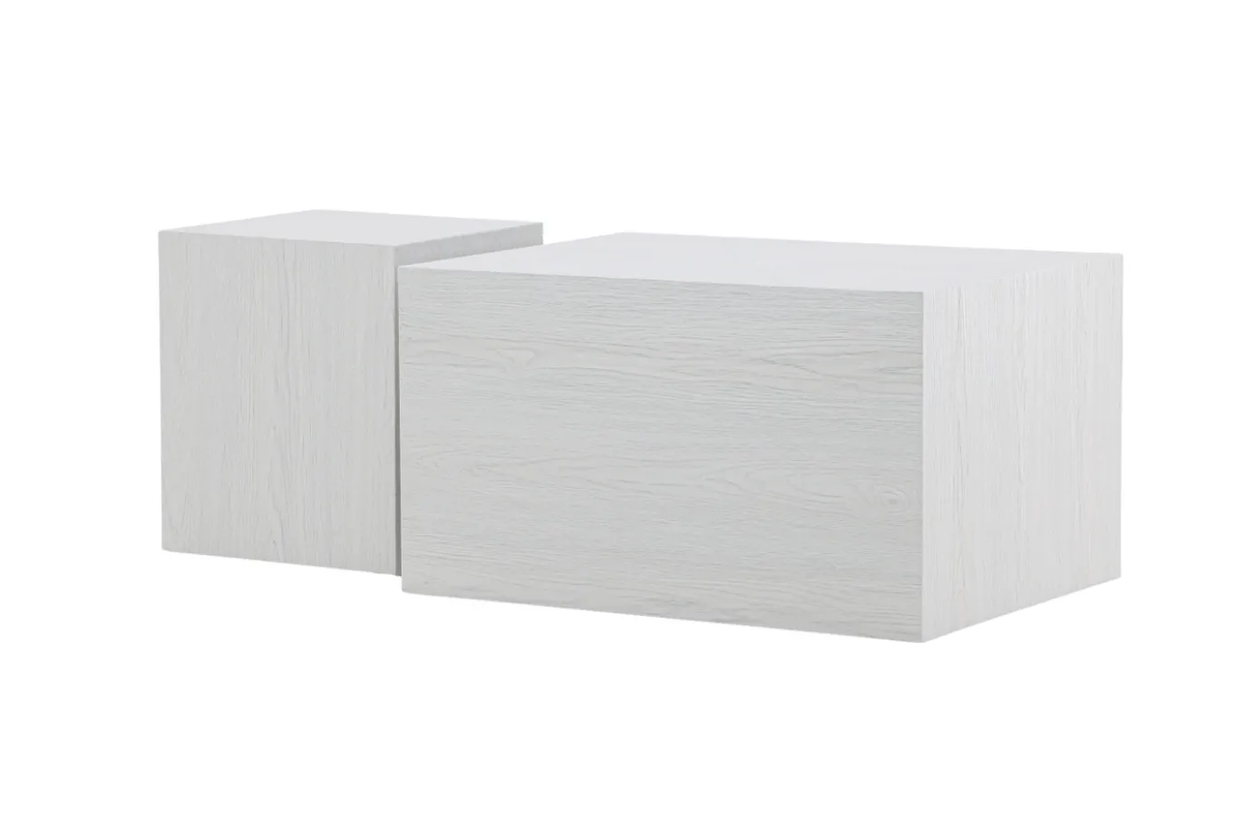 Fjôrd Salontafel Set York Hoog Whitewash MDF