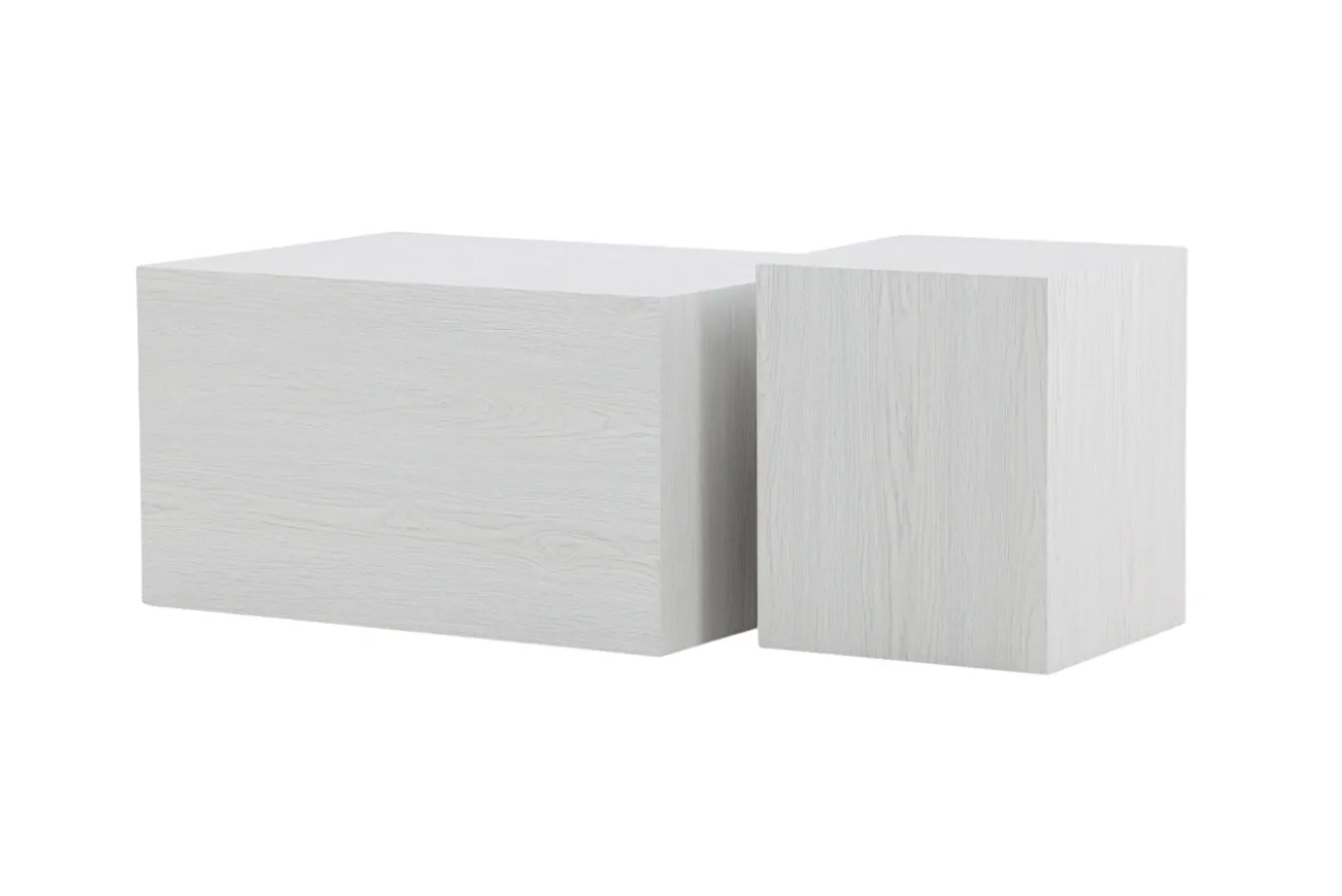 Fjôrd Salontafel Set York Hoog Whitewash MDF
