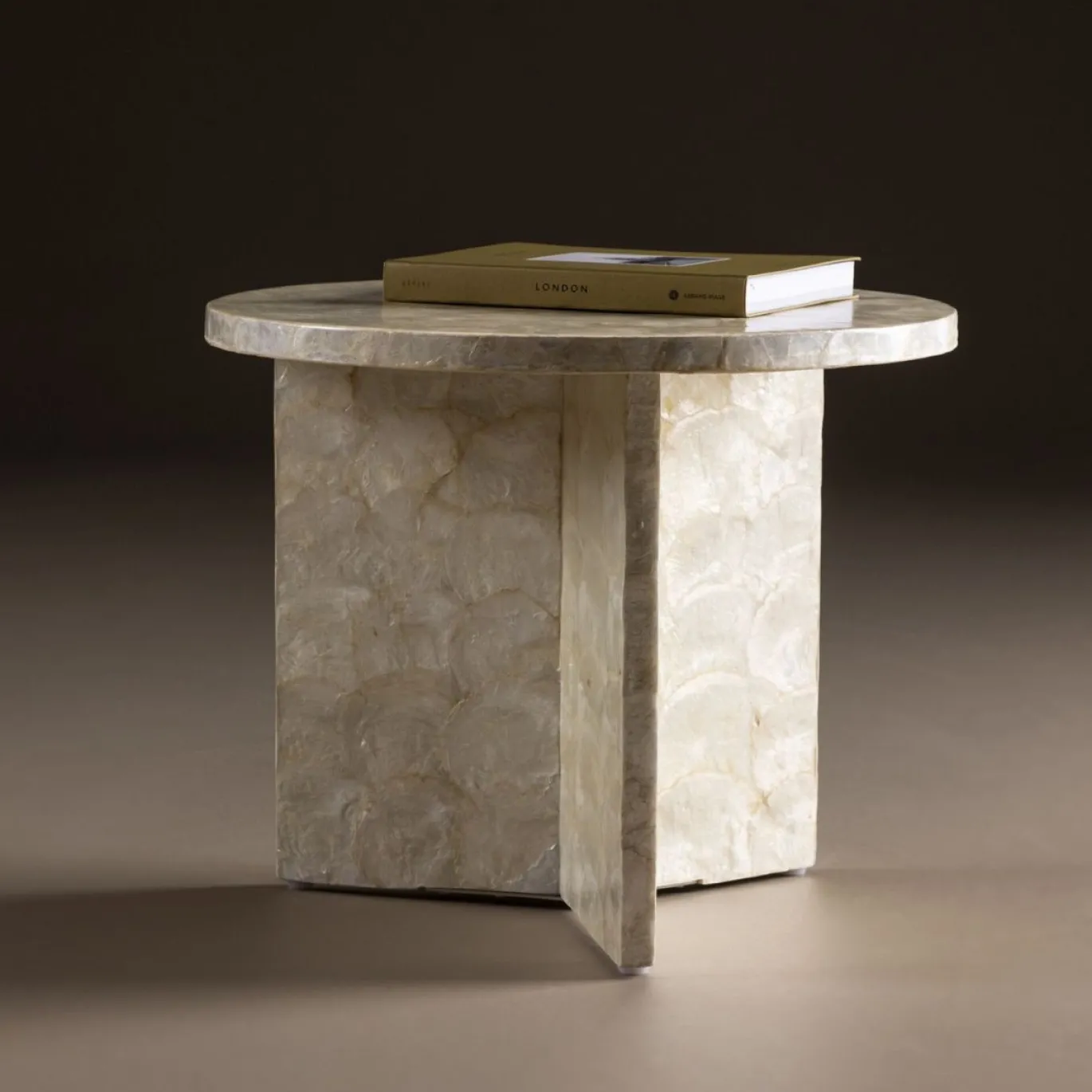Fjôrd Salontafel Smögen Beige ⌀40cm